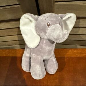 Unipak Baby Elephant Stuffed Animal Toy Plush Rattle Makes Noise 6”